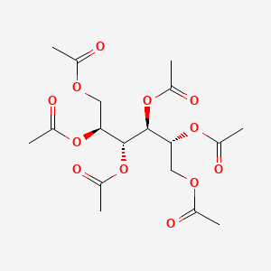 molecular formula C18H26O12 B1656606 Galactitol hexaacetate CAS No. 5346-77-0
