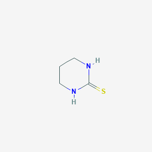molecular formula C4H8N2S B165661 3,4,5,6-Tetrahydro-2-pyrimidinethiol CAS No. 2055-46-1