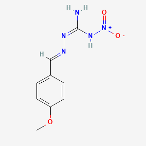 1-[(P-Methoxybenzylidene)amino]-3-nitroguanidine
