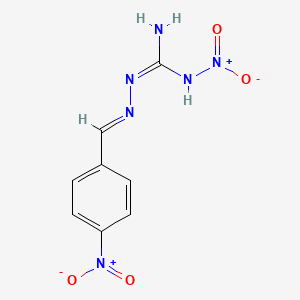 1-Nitro-3-[(P-nitrobenzylidene)amino]guanidine
