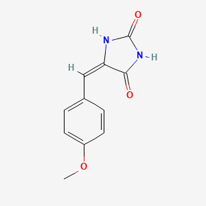 molecular formula C11H10N2O3 B1656620 5-(p-Methoxybenzylidene)hydantoin CAS No. 5349-42-8