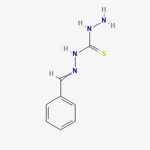 molecular formula C8H10N4S B1656624 1-Benzylidene-3-thiocarbohydrazide CAS No. 5351-58-6
