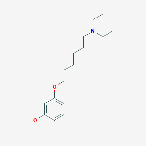 molecular formula C17H29NO2 B1656648 N,N-diethyl-6-(3-methoxyphenoxy)hexan-1-amine CAS No. 5360-48-5