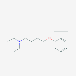 molecular formula C18H31NO B1656659 N,N-diethyl-4-(2-tert-butylphenoxy)butan-1-amine CAS No. 5363-14-4