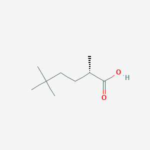 molecular formula C9H18O2 B1656685 (2S)-2,5,5-Trimethylhexanoic acid CAS No. 53705-46-7
