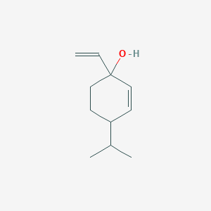 molecular formula C11H18O B165673 1-Ethenyl-4-isopropylcyclohex-2-en-1-ol CAS No. 133693-87-5