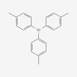molecular formula C21H21S B1656731 Tris(p-tolyl)stibine CAS No. 5395-43-7
