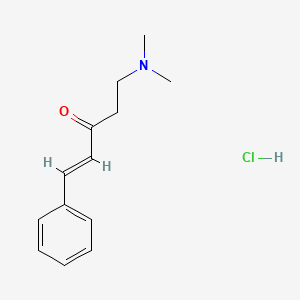 molecular formula C13H18ClNO B1656763 5-(Dimethylamino)-1-phenyl-1-penten-3-one hydrochloride CAS No. 5409-51-8