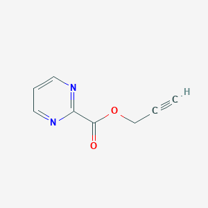 molecular formula C8H6N2O2 B165679 Prop-2-yn-1-yl pyrimidine-2-carboxylate CAS No. 139584-77-3