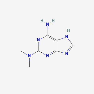 Purine, 6-amino-2-dimethylamino-