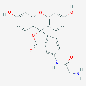 2-amino-N-(3',6'-dihydroxy-3-oxospiro[2-benzofuran-1,9'-xanthene]-5-yl)acetamide