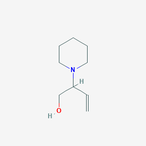 2-(Piperidin-1-yl)but-3-en-1-ol