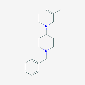 1-benzyl-N-ethyl-N-(2-methylprop-2-enyl)piperidin-4-amine