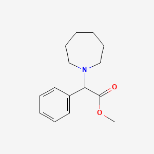 molecular formula C15H21NO2 B1656850 methyl azepan-1-yl(phenyl)acetate CAS No. 5460-80-0