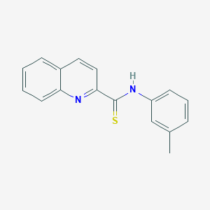 2-Quinolinecarbothioamide, N-(3-methylphenyl)-