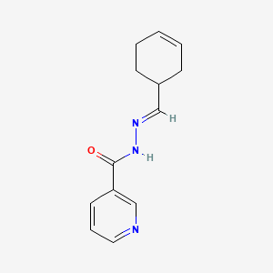 molecular formula C7H9BrO4 B1656862 N-[(E)-cyclohex-3-en-1-ylmethylideneamino]pyridine-3-carboxamide CAS No. 5469-27-2