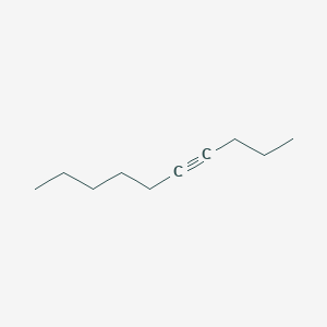 molecular formula C10H18 B165688 4-癸炔 CAS No. 2384-86-3