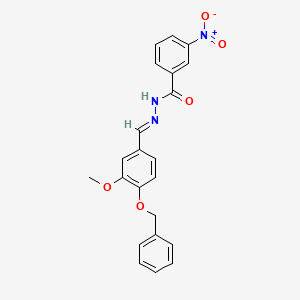N'-[4-(benzyloxy)-3-methoxybenzylidene]-3-nitrobenzohydrazide
