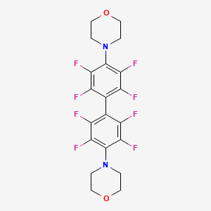 4-[2,3,5,6-Tetrafluoro-4-(2,3,5,6-tetrafluoro-4-morpholin-4-ylphenyl)phenyl]morpholine