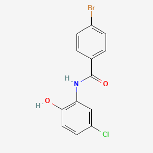 4-bromo-N-(5-chloro-2-hydroxyphenyl)benzamide