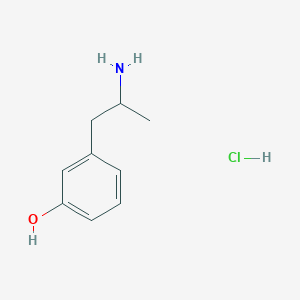 Phenol, 3-(2-aminopropyl)-, hydrochloride