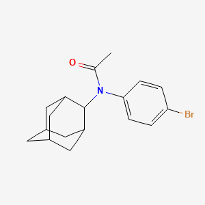 N-(2-adamantyl)-N-(4-bromophenyl)acetamide