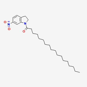 1-(6-Nitro-2,3-dihydroindol-1-yl)octadecan-1-one