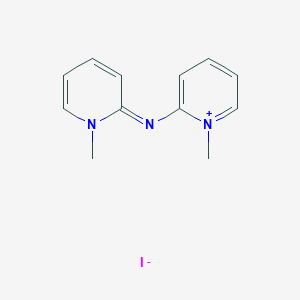 (E)-1-Methyl-N-(1-methylpyridin-1-ium-2-yl)pyridin-2-imine;iodide
