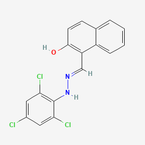 2-Hydroxy-1-naphthaldehyde (2,4,6-trichlorophenyl)hydrazone