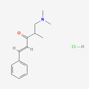 5-(Dimethylamino)-4-methyl-1-phenyl-1-penten-3-one hydrochloride