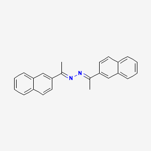 (E)-1-Naphthalen-2-yl-N-[(E)-1-naphthalen-2-ylethylideneamino]ethanimine