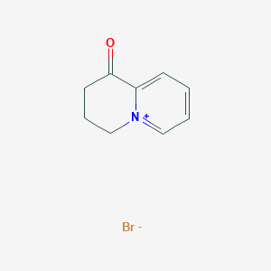 1-Oxo-1H,2H,3H,4H-quinolizinium bromide