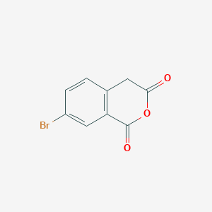 molecular formula C9H5BrO3 B1657021 7-bromo-1H-isochromene-1,3(4H)-dione CAS No. 552333-33-2
