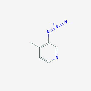 molecular formula C6H6N4 B1657035 3-Azido-4-methylpyridine CAS No. 55271-22-2