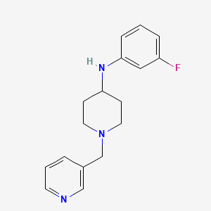 N-(3-fluorophenyl)-1-(pyridin-3-ylmethyl)piperidin-4-amine