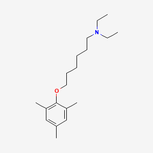 B1657056 N,N-diethyl-6-(2,4,6-trimethylphenoxy)hexan-1-amine CAS No. 5531-88-4