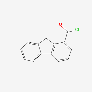 molecular formula C14H9ClO B1657066 Fluorene-1-carbonyl chloride CAS No. 55341-64-5