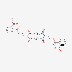 2-[2-[2-[2-(2-Carboxybenzoyl)oxyethyl]-1,3,5,7-tetraoxopyrrolo[3,4-f]isoindol-6-yl]ethoxycarbonyl]benzoic acid