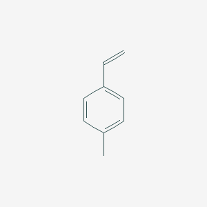 molecular formula CH3C6H4CH=CH2<br>C9H10<br>C9H10 B165708 4-Methylstyrene CAS No. 622-97-9