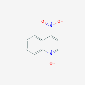 molecular formula C9H6N2O3 B165709 4-Nitroquinoline N-oxide CAS No. 56-57-5