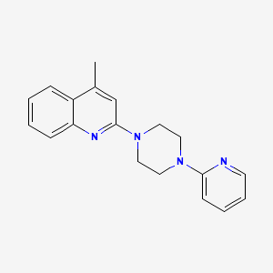 4-Methyl-2-(4-pyridin-2-ylpiperazin-1-yl)quinoline