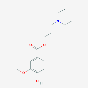 3-(Diethylamino)propyl 4-hydroxy-3-methoxybenzoate