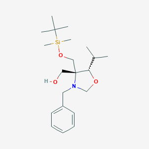 (4R,5S)-N-Benzyl-4-(t-butyldimethylsilyloxymethyl)-4-hydroxymethyl-5-isopropyloxazoladine