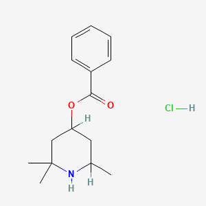 2,2,6-Trimethylpiperidin-4-yl benzoate hydrochloride