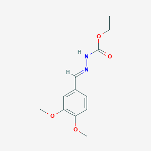 ethyl N-[(E)-(3,4-dimethoxyphenyl)methylideneamino]carbamate