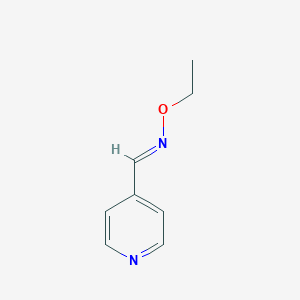 molecular formula C8H10N2O B165714 (E)-N-Ethoxy-1-pyridin-4-ylmethanimine CAS No. 126527-32-0