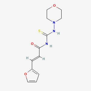 (E)-3-(furan-2-yl)-N-(morpholin-4-ylcarbamothioyl)prop-2-enamide