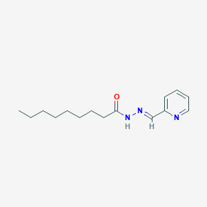 N'-(2-pyridinylmethylene)nonanohydrazide