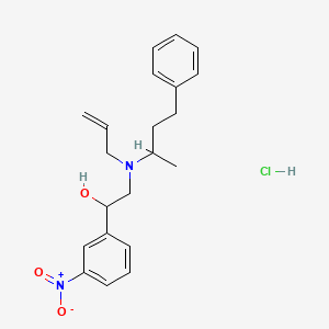 2-[Allyl-(1-methyl-3-phenyl-propyl)-amino]-1-(3-nitro-phenyl)-ethanol