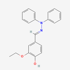 4-[(E)-(Diphenylhydrazinylidene)methyl]-2-ethoxyphenol